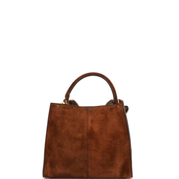 Fendi Medium Peekaboo X-Lite Bag Suede - Picture 3 of 7